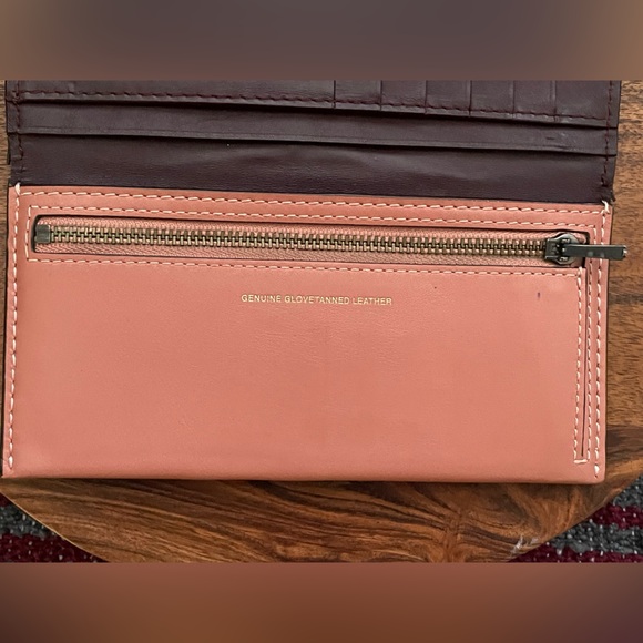 COACH Dusty Rose Glovetanned Leather Swagger 27 Bag & Wallet Set - Picture 13 of 16